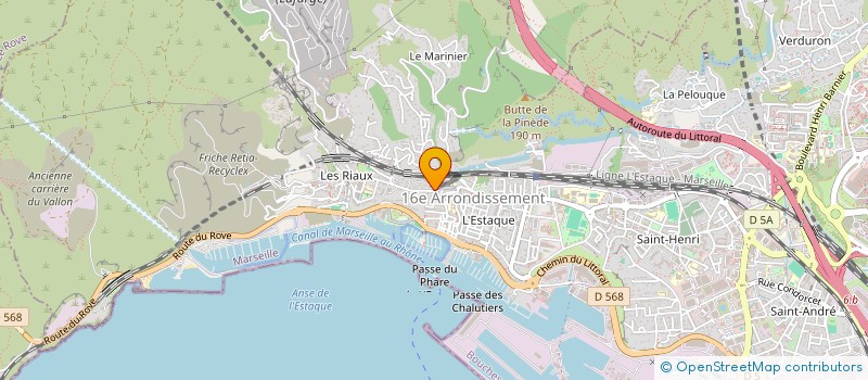 localisation de l'entreprise SCI DE LA NERTHE à MARSEILLE