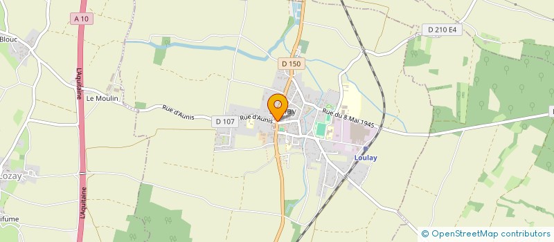 localisation de l'entreprise SCI DE LA NEUBERTIERE  LOULAY