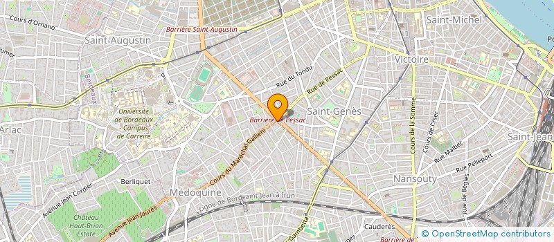 localisation de l'entreprise SCI DE LA NIGNE ET DES GLEYZES  TALENCE