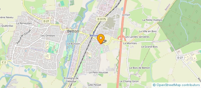 localisation de l'entreprise SCI DE LA NOE HUET  BETTON