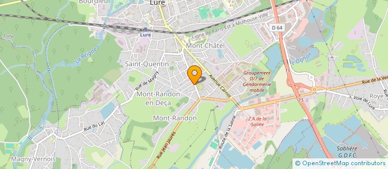 localisation de l'entreprise SCI DE LA NOISETTE  VY-LES-LURE