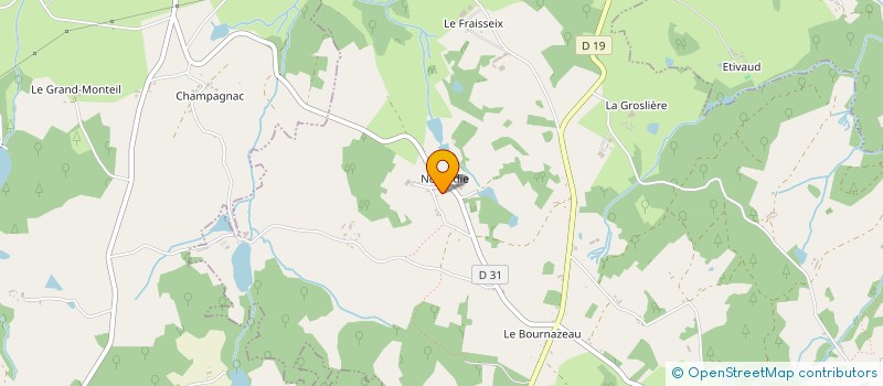 localisation de l'entreprise SCI DE LA NONARDIE à CHATEAU-CHERVIX
