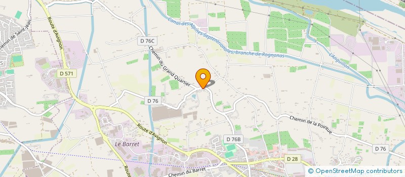 localisation de l'entreprise SCI DE LA NORIA à CHATEAURENARD