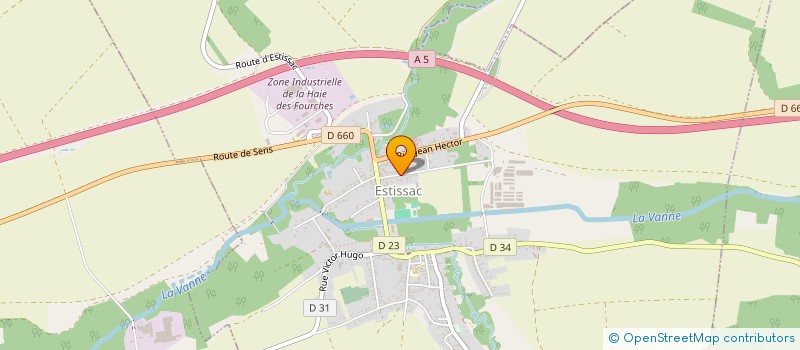 localisation de l'entreprise SCI DE LA NOSLE à AIX-VILLEMAUR-PALIS