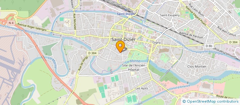 localisation de l'entreprise SCI DE LA NOTINIERE à SAINT-DIZIER