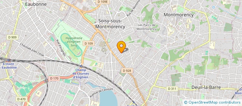 localisation de l'entreprise SCI DE LA NOUE  SOISY SS MONTMORENCY