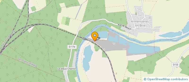 localisation de l'entreprise SCI DE LA NOUE  SAINT JEAN LES DEUX JUMEAUX