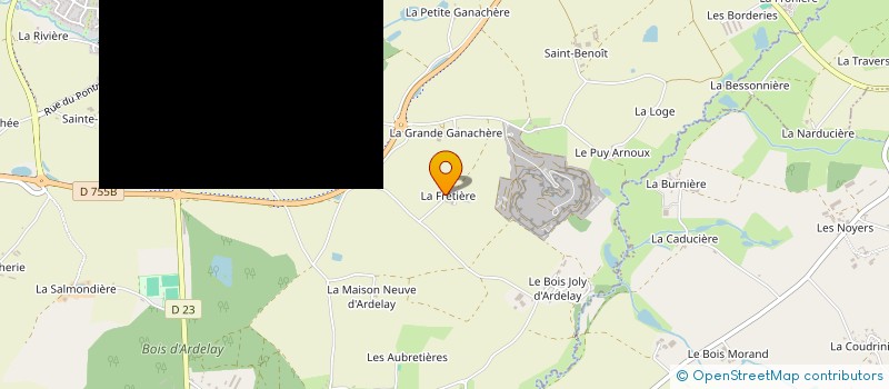 localisation de l'entreprise SCI DE LA NOUE à LES HERBIERS