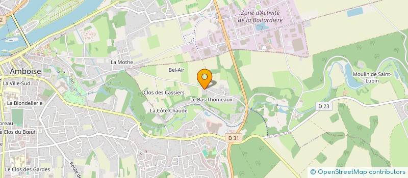 localisation de l'entreprise SCI DE LA NOUE  SAINT-REGLE