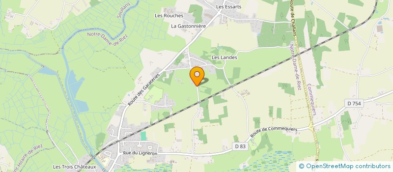 localisation de l'entreprise SCI DE LA NOUE à NOTRE-DAME-DE-RIEZ