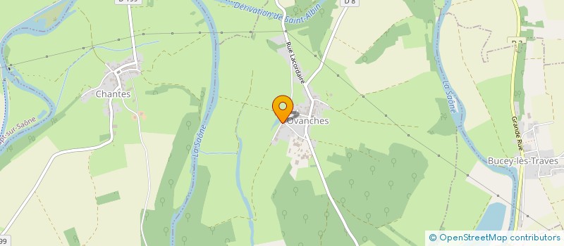localisation de l'entreprise SCI DE LA NOUE  OVANCHES