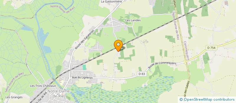 localisation de l'entreprise SCI DE LA NOUE à NOTRE-DAME-DE-RIEZ