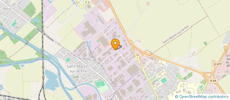 localisation de l'entreprise SCI DE LA NOUE SAINT NICOLAS à SAINT-MARTIN-SUR-LE-PRE