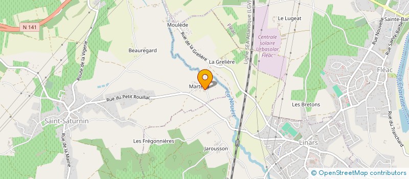 localisation de l'entreprise SCI DE LA NOUERE à SAINT-SATURNIN