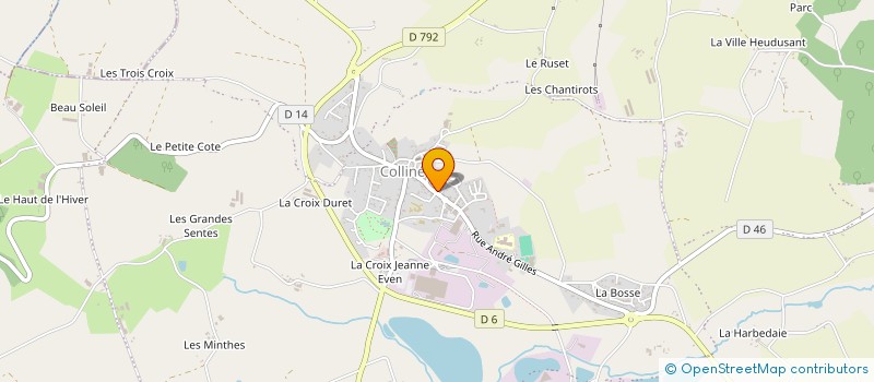 localisation de l'entreprise SCI DE LA NOUETTE à LE MENE
