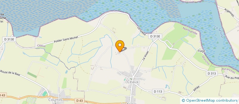 localisation de l'entreprise SCI DE LA NOUILLERE A CEAUX  CEAUX