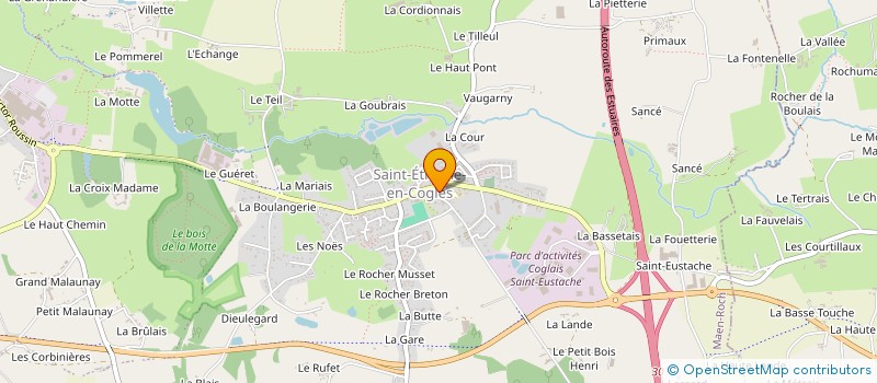 localisation de l'entreprise SCI DE LA NOVATION  MAEN ROCH