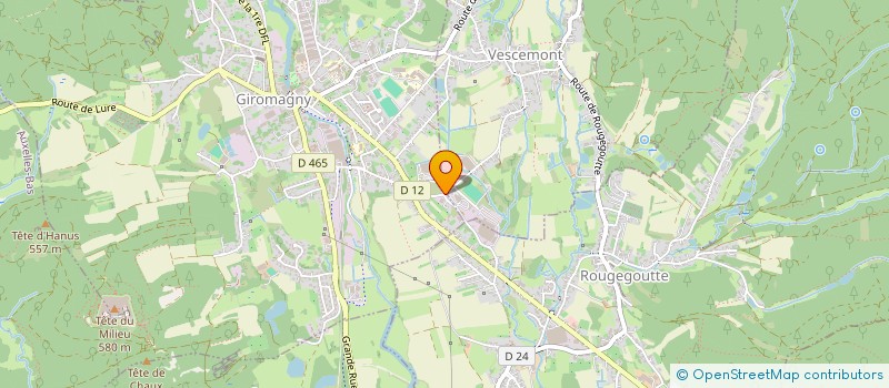 localisation de l'entreprise SCI DE LA NOYE à GIROMAGNY