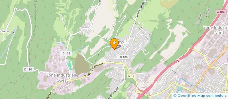 localisation de l'entreprise SCI DE LA PAILLETTE à OYONNAX