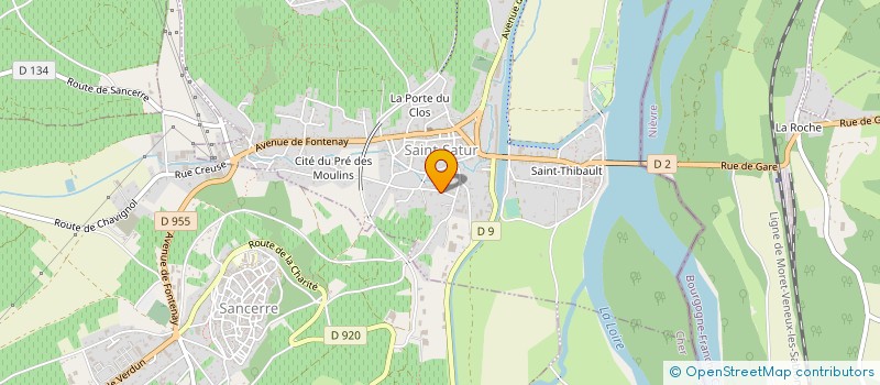 localisation de l'entreprise SCI DE LA PAILLOTTE  SAINT-SATUR