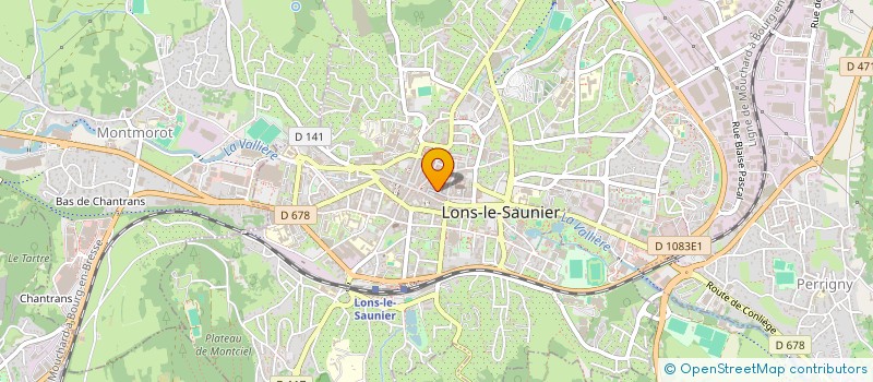 localisation de l'entreprise SCI DE LA PAIX  LONS-LE-SAUNIER