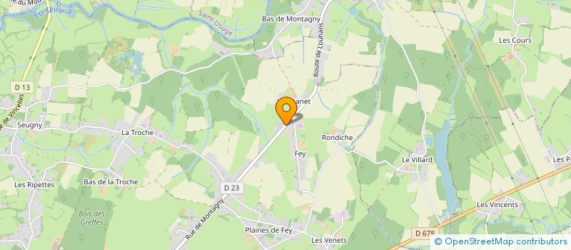 localisation de l'entreprise SCI DE LA PAIX à LOUHANS