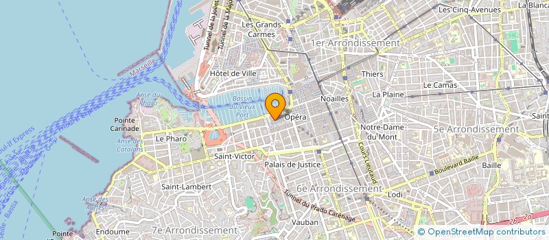 localisation de l'entreprise SCI DE LA PAIX à MARSEILLE
