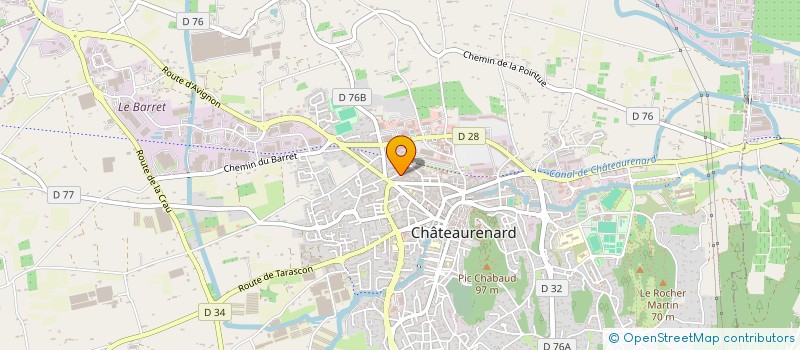 localisation de l'entreprise SCI DE LA PAIX à CHATEAURENARD