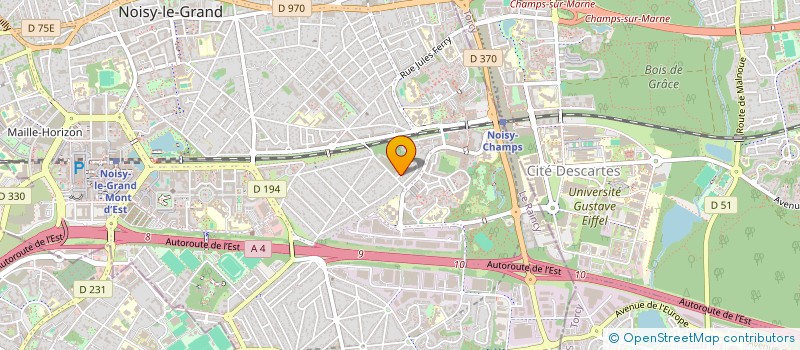 localisation de l'entreprise SCI DE LA PAIX à NOISY-LE-GRAND