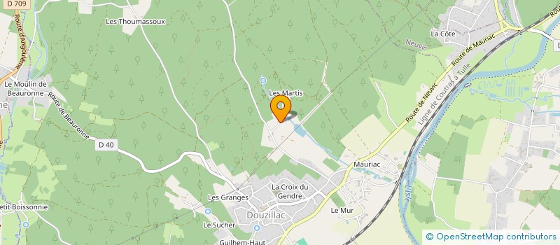 localisation de l'entreprise SCI DE LA PAIX  VALLEREUIL