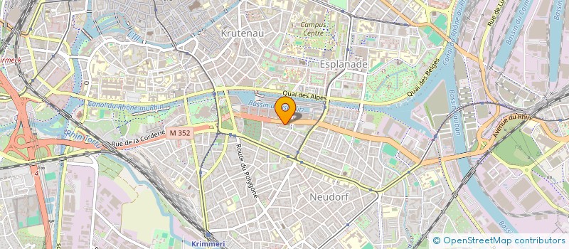 localisation de l'entreprise SCI DE LA PAIX à STRASBOURG