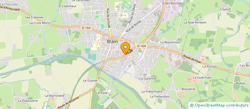 localisation de l'entreprise SCI DE LA PAIX  BLAIN