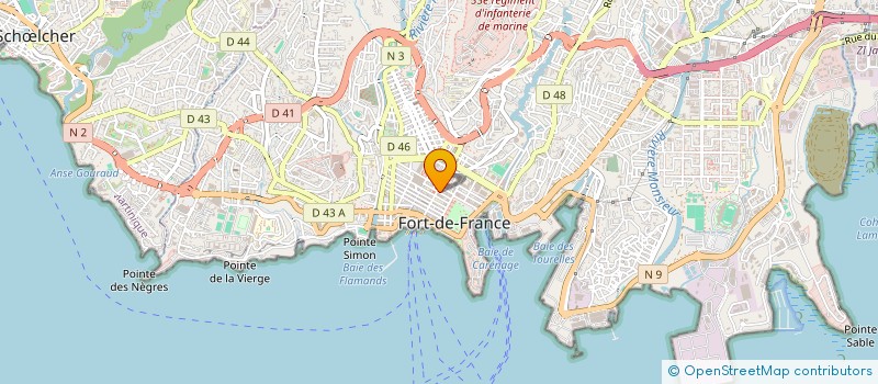 localisation de l'entreprise SCI DE LA PAIX  FORT-DE-FRANCE
