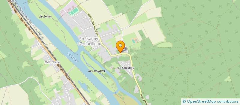 localisation de l'entreprise SCI DE LA PALINGENESIE  PRESSAGNY-L'ORGUEILLEUX