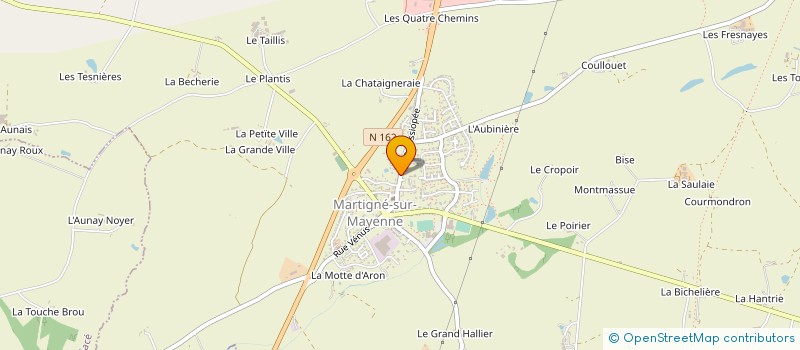 localisation de l'entreprise SCI DE LA PALISSAIS  MARTIGNE-SUR-MAYENNE