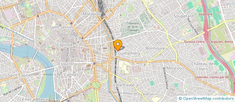 localisation de l'entreprise SCI DE LA PALME ET DU TUBA à TOULOUSE