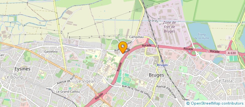 localisation de l'entreprise SCI DE LA PALU DE BERT EST  BRUGES