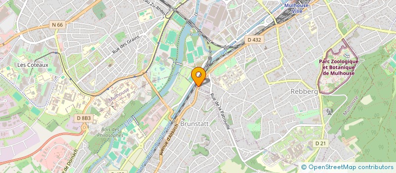 localisation de l'entreprise SCI DE LA PASSERELLE  MULHOUSE