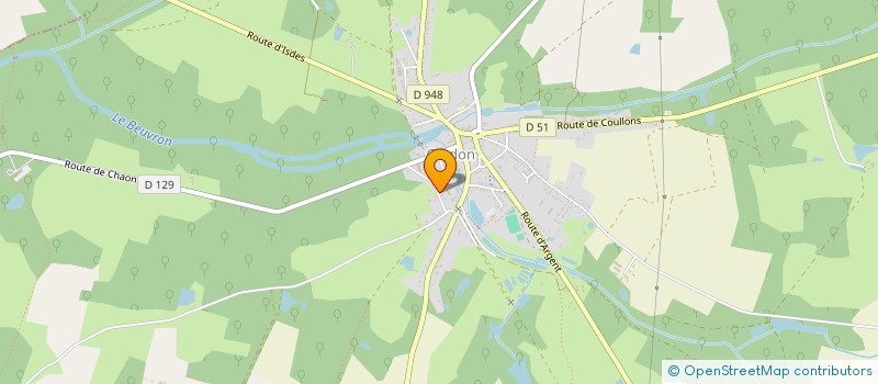 localisation de l'entreprise SCI DE LA PASSERELLE  ISDES
