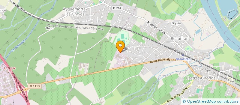 localisation de l'entreprise SCI DE LA PASSERELLE-MONPLAISIR  BEAUTIRAN