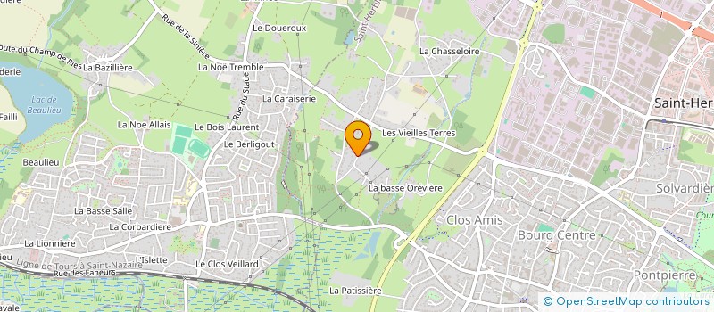 localisation de l'entreprise SCI DE LA PATISSIERE  ST-HERBLAIN