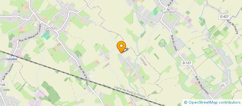 localisation de l'entreprise SCI DE LA PATRIE  LANDAS