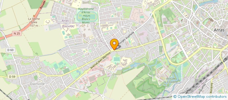 localisation de l'entreprise SCI DE LA PATTE D'OIE à ARRAS