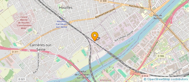 localisation de l'entreprise SCI DE LA PATURE  CARRIERES-SUR-SEINE