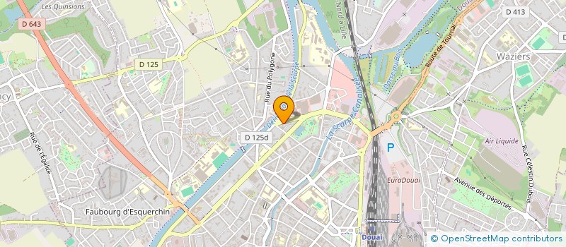 localisation de l'entreprise SCI DE LA PATURE GODIN à DOUAI
