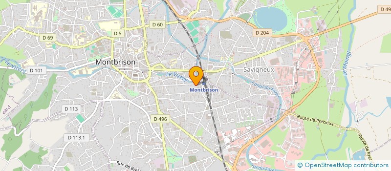 localisation de l'entreprise SCI  DE LA PAYOUSE  MONTBRISON