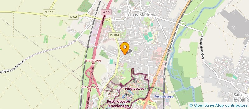 localisation de l'entreprise SCI DE LA PAYRE  JAUNAY-MARIGNY