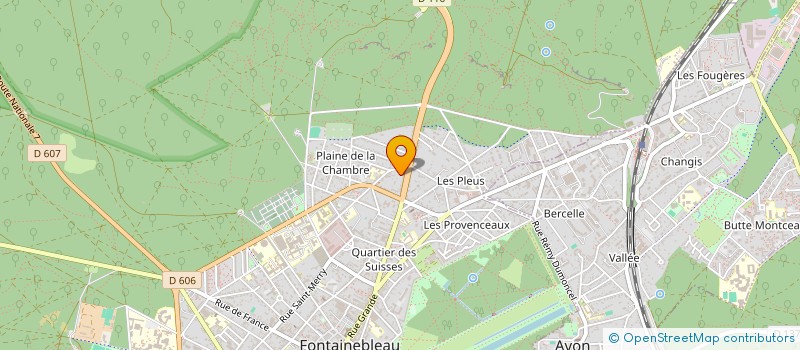 localisation de l'entreprise SCI DE LA PAZ  FONTAINEBLEAU