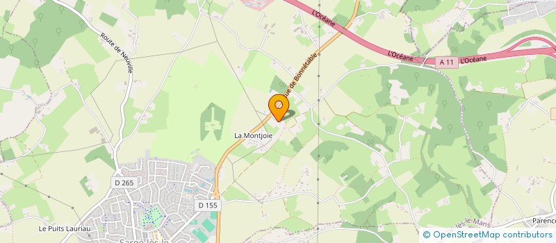 localisation de l'entreprise SCI DE LA PECHERIE  SARGE-LES-LE-MANS