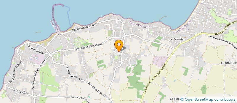 localisation de l'entreprise SCI DE LA PEIGNIERE à LA PLAINE-SUR-MER